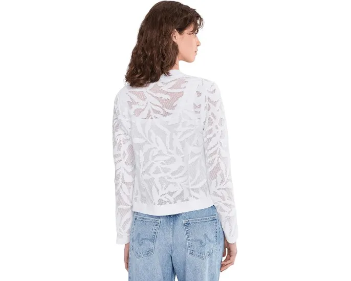 Легкая кружевная куртка Garden Lace от NIC+ZOE с V-образным вырезом