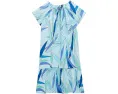 Платье Cotton Voile Madrague Vilebrequin Kids с тропическим принтом