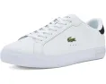 Кроссовки Lacoste Powercourt из кожи с вышитым крокодилом