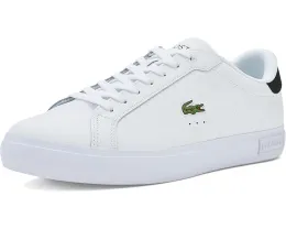 Кроссовки Lacoste Powercourt из кожи с вышитым крокодилом