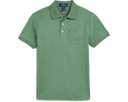 Детское поло Polo Ralph Lauren из хлопкового джерси с карманом