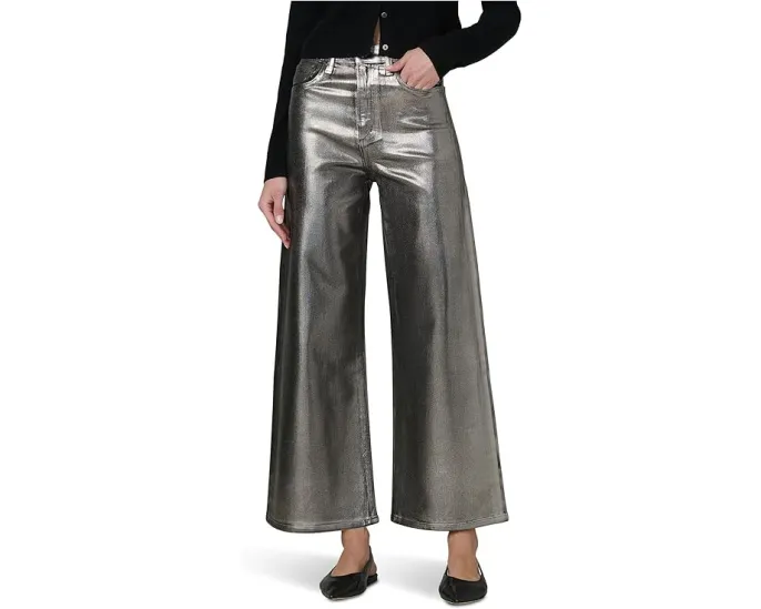 Джинсы Joe's Jeans Mia Wide Leg Ankle Foil