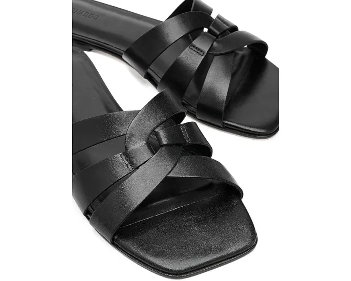 Сандалии Bernardo Oxford с плетёным верхом и открытым носком