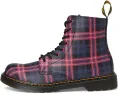 Детские ботинки Dr. Martens 1460 Pascal Y с блестками и боковой молнией