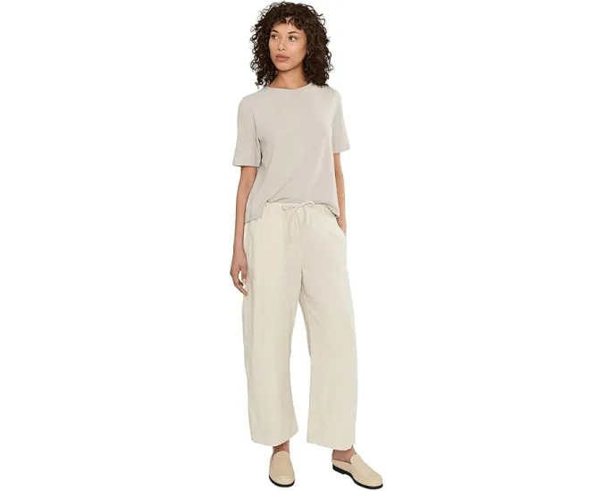 Топ Eileen Fisher с круглой горловиной из жаккардового органического хлопка