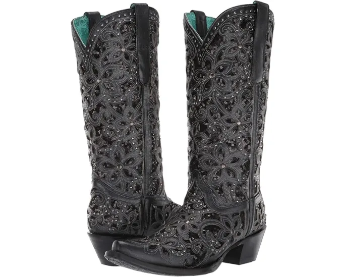 Сапоги Corral Boots A3752 в западном стиле с ковбойским каблуком и стразами