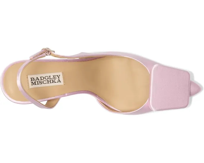 Туфли Badgley Mischka Graciella на шпильке с квадратной деталью и регулируемым ремешком