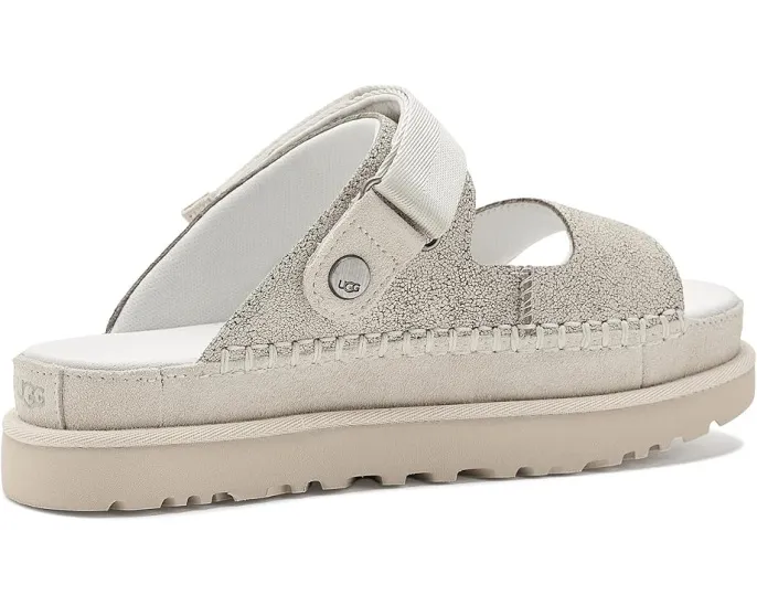 UGG Goldenstar Crackle Glide сандалии с кракле-кожей и EVA подошвой
