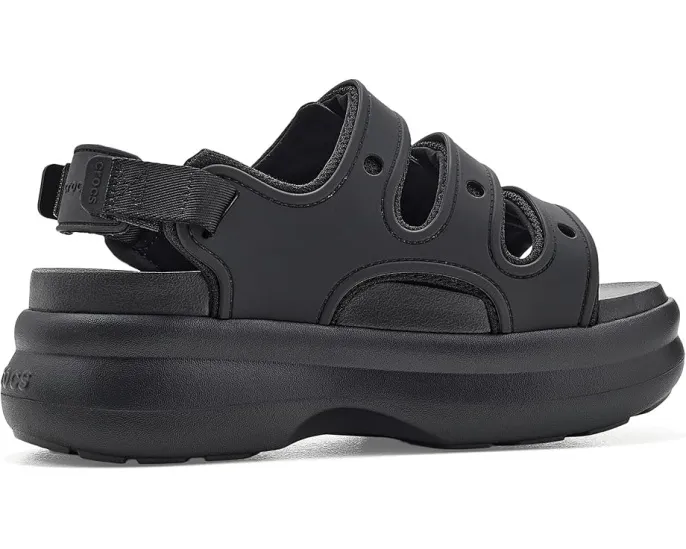 Босоножки Crocs Soho Sport Platform на платформе с тремя ремешками