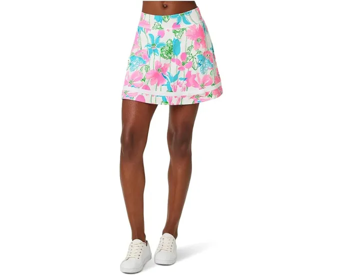 Шорты-юбка Marilla с высокой талией и защитой UPF 50+ Lilly Pulitzer