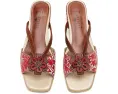 L'Artiste by Spring Step Сандалии Europa из кожи с цветочным тиснением и блочным каблуком