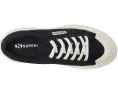Кроссовки Superga 2631 Stripe Platform на массивной подошве с резиновым носком