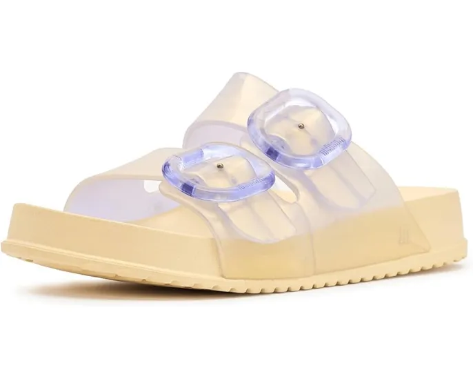 Шлепанцы Cozy Slides для детей коллекция Mini Melissa жемчужно-желтые