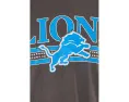 Футболка NFL Detroit Lions Bling в полоску с вырезом Junk Food Clothing