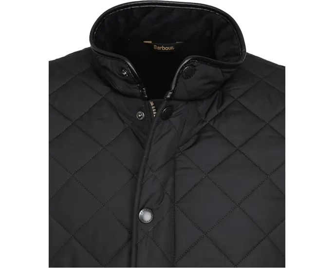 Стеганая куртка Barbour Powell Quilt с флисовой подкладкой и кордюровым воротником