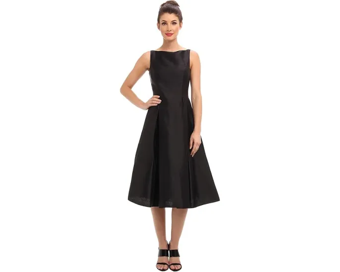 Платье Adrianna Papell без рукавов длины миди из атласа с запахом