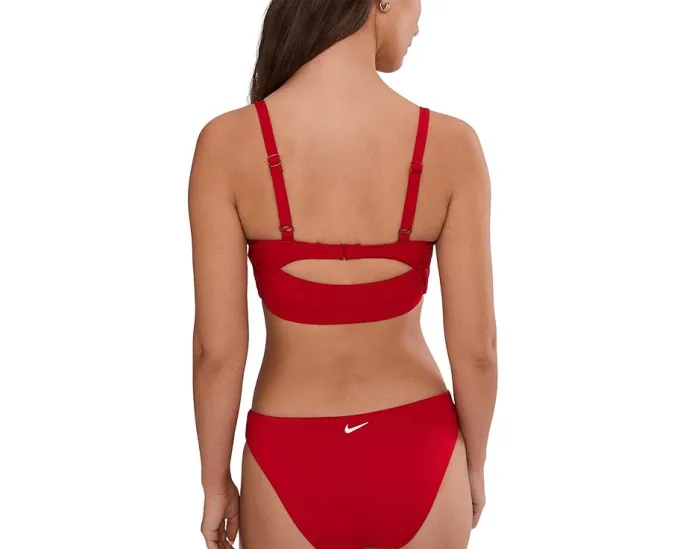 Мидкини Nike Effortless Essential V-neck со средней поддержкой и съемными чашками