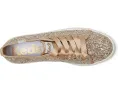 Детские кроссовки Keds Triple UP Glitter Celebrations с блестками и стопкой