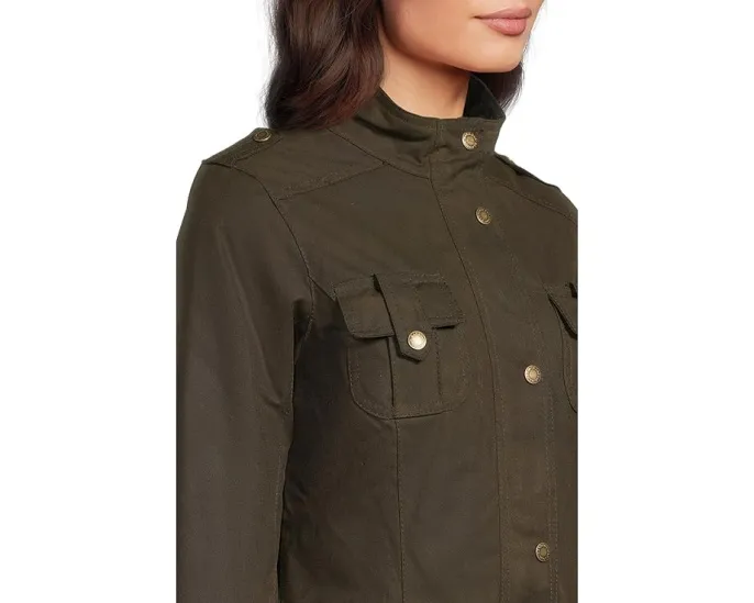 Barbour Winter Defence Wax куртка для холодной погоды с четырьмя карманами