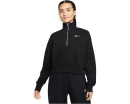 Кроп-свитшот Nike Sportswear Phoenix Fleece с молнией на 1/4