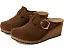 Birkenstock Клог на танкетке Fanny из замши с пробковой стелькой