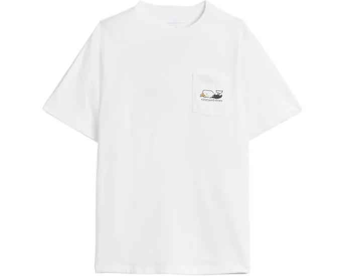 Детская футболка Vineyard Vines с китом и орлом