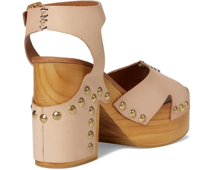 Клог Cecily Clog от Free People с деревянной платформой и квадратным носком