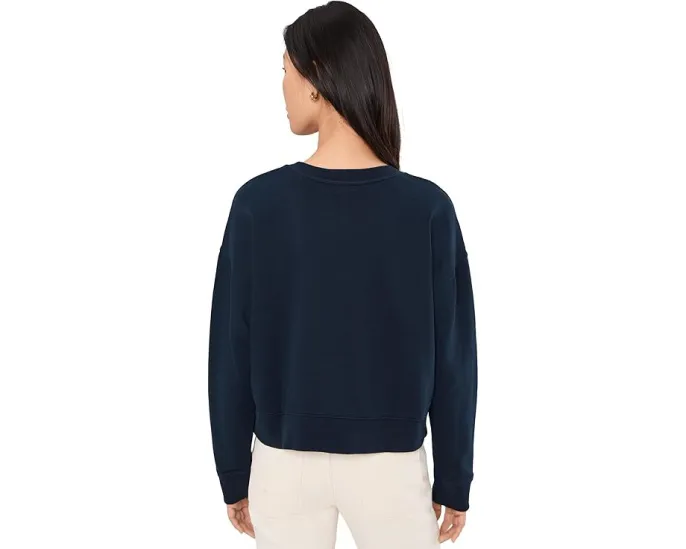 Кроп-свитшот Eileen Fisher из окрашенного в готовом виде велюра