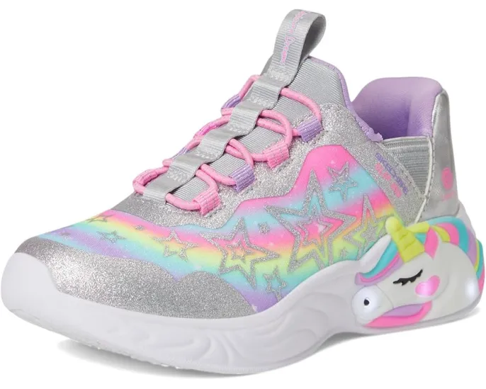 Детские кроссовки Skechers Unicorn Dreams Starry Lite со светящейся подошвой