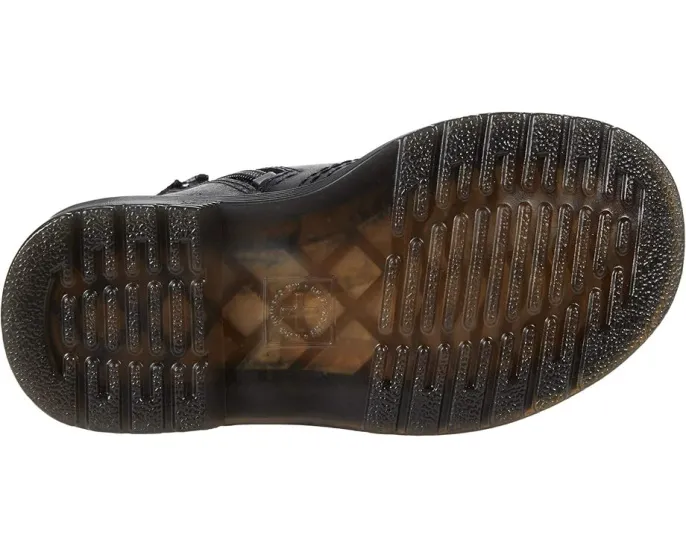 Dr. Martens 1460 Serena Mono T детские ботинки на шнуровке с искусственным мехом
