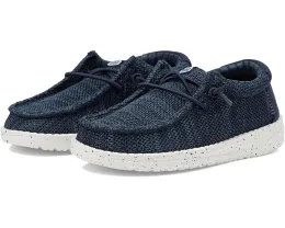 Детские слипоны Hey Dude Wally Stretch Sox с эластичными шнурками