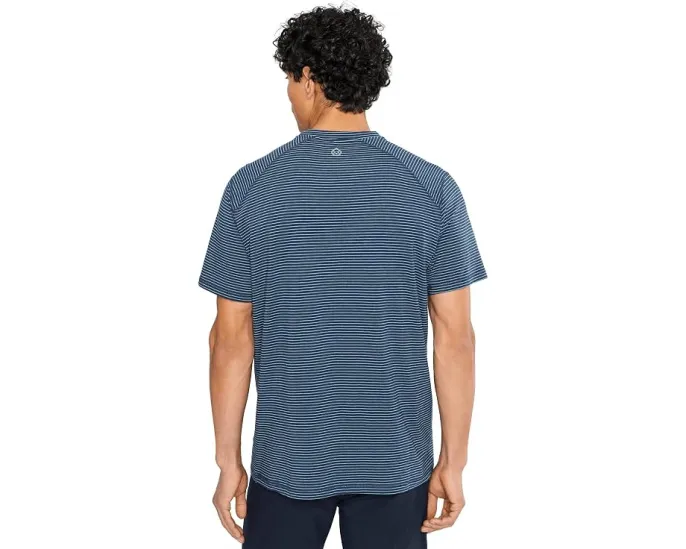 Футболка tasc Performance Carrollton Tee с мини-полосками и защитой UPF 50+