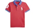 Поло Polo Ralph Lauren Kids из хлопковой сетки Big Pony с цветными блоками