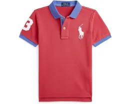 Поло Polo Ralph Lauren Kids из хлопковой сетки Big Pony с цветными блоками