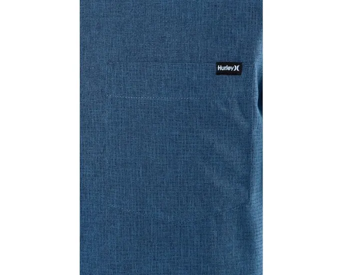 Hurley Phantom Flow Рубашка с коротким рукавом на пуговицах из эластичной ткани