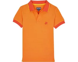 Детская поло Vilebrequin Kids Pantin Pique Polo с короткими рукавами