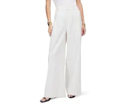 Madewell Superwide Harlow Pinstripe - Cotton Polyester с высоким поясом