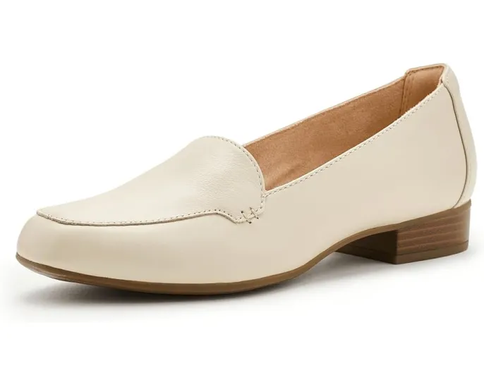 Лоферы Clarks Krystine Lily из гладкой кожи с квадратным носком и стелькой Contour Cushion