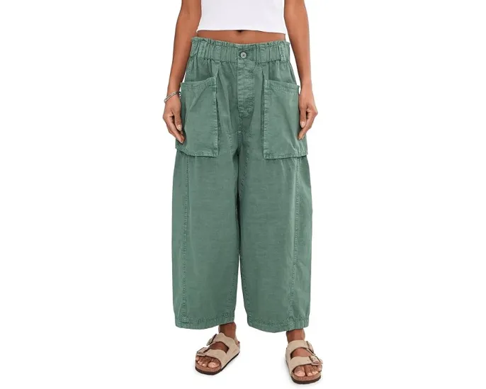 Широкие брюки Free People Costa Straight Harem из денима
