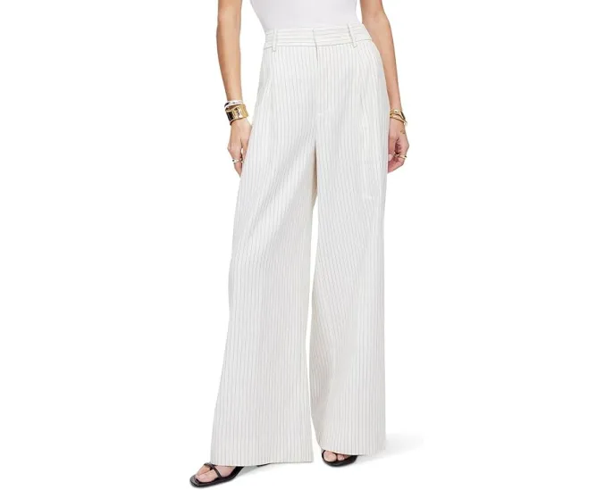 Madewell Superwide Harlow Pinstripe - Cotton Polyester с высоким поясом