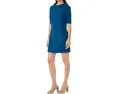 Платье Trina Turk Drape Neck Straight Fit с драпированным воротником и карманами