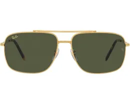 Солнцезащитные очки Ray-Ban 0RB3796 в золотистой металлической оправе