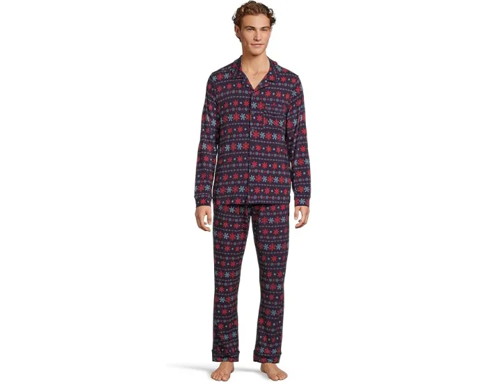 Пижамный комплект MeUndies с длинным рукавом из микромодала для отдыха