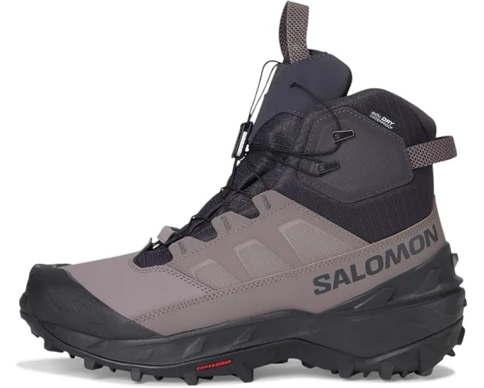 Зимние треккинговые ботинки Salomon Crosstrak с высоким утеплением