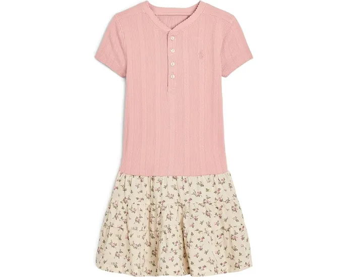 Polo Ralph Lauren трикотажное платье с цветочной юбкой для малышей
