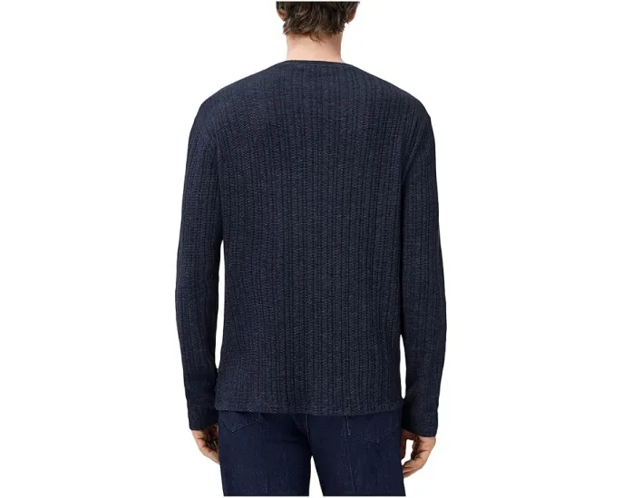 John Varvatos Свитер Fern с рубчатой вязкой и полоской из трех цветов