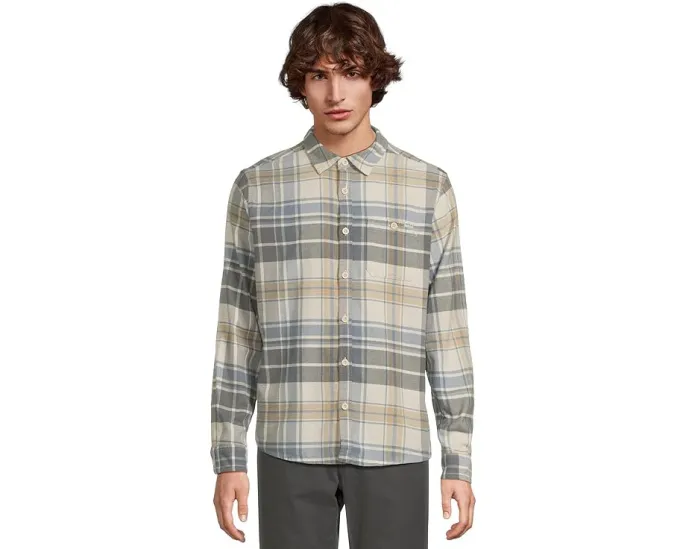 Hurley Portland Stretch Flannel с длинным рукавом и карманом на груди