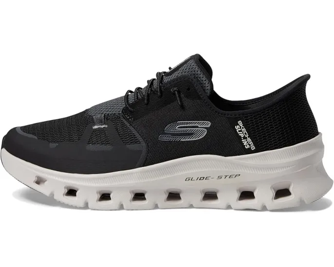 Кроссовки Skechers Glide-Step Pro Hands Free Slip-In с геометрической подошвой и вставкой Air-Cooled Memory Foam