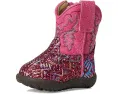 Детские сапоги Roper Cowbabies Glitter Aztec с блестками и боковой молнией