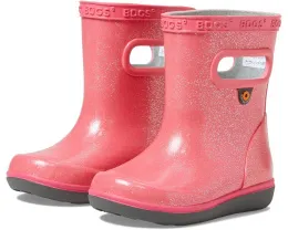 Детские резиновые сапоги Bogs Skipper II Glitter с блестками и водонепроницаемые